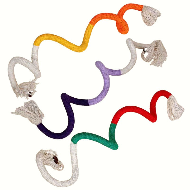 Catnip Rope Cat Chew Toys (3-Pack)