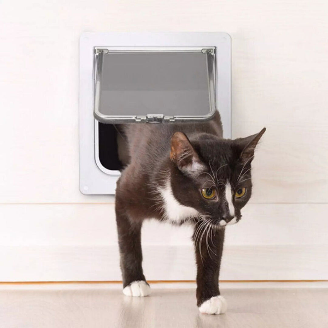 4-Way Locking Pet Door (Cat Flap)