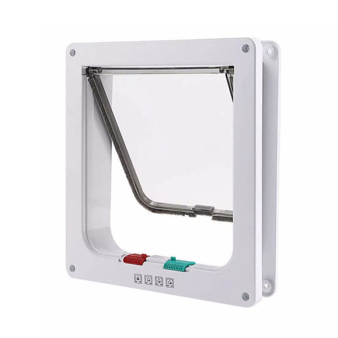 4-Way Locking Pet Door (Cat Flap)