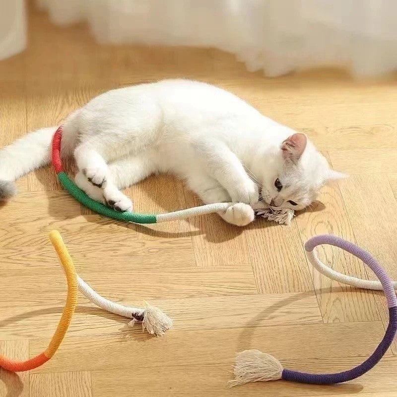 Catnip Rope Cat Chew Toys (3-Pack)