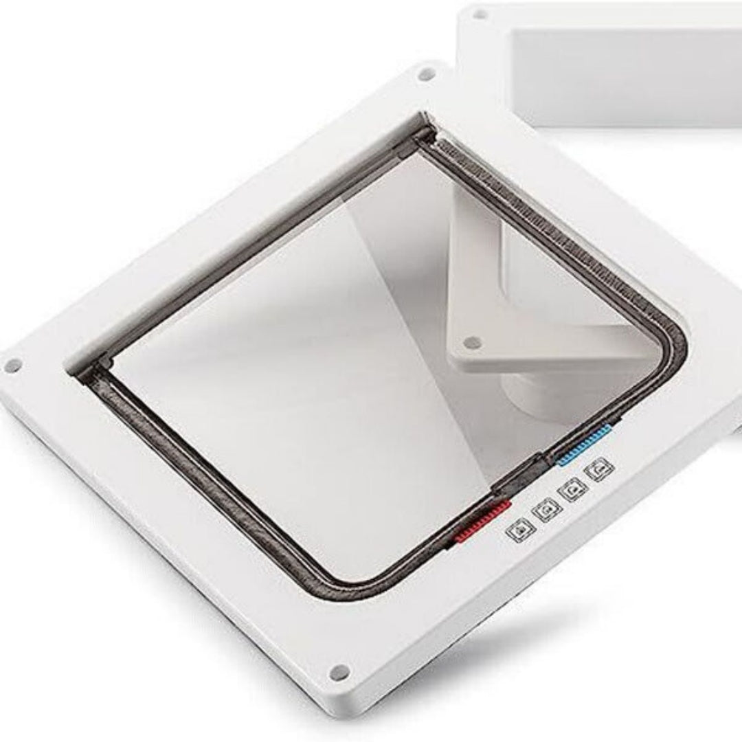 4-Way Locking Pet Door (Cat Flap)