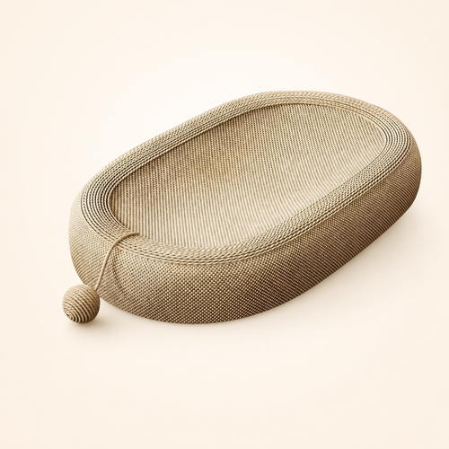 Oval Cat Scratcher Lounge Bed