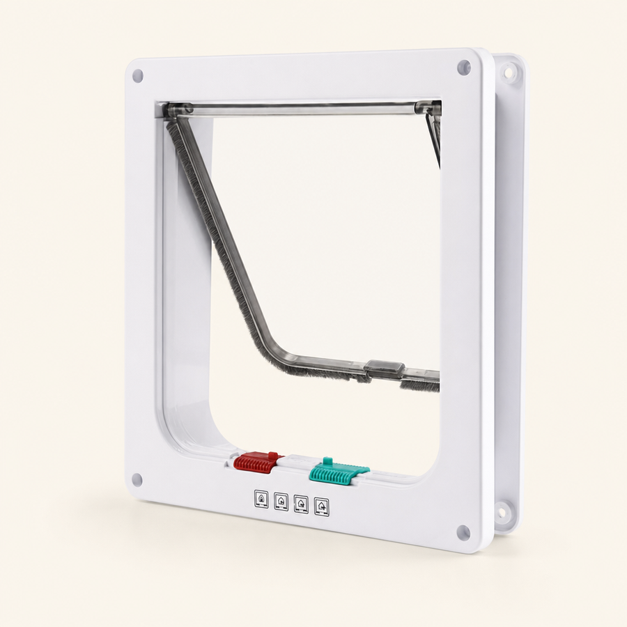 4-Way Locking Pet Door (Cat Flap)